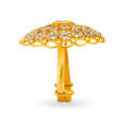 luxurious Cocktail Gold Finger Ring,,hi-res 3
