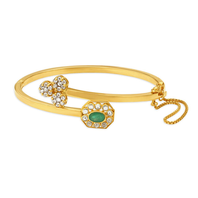 Classic Adjustable Gold Bangle 