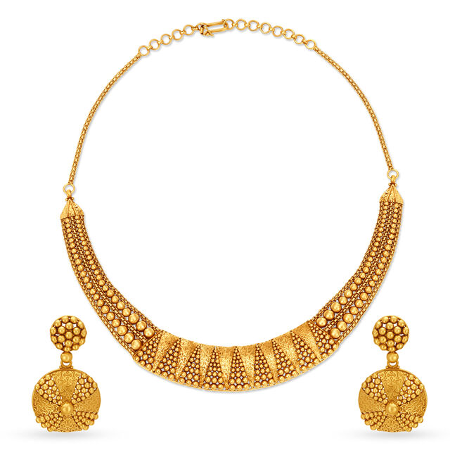 Regal Gold Neckwear Set,,hi-res 