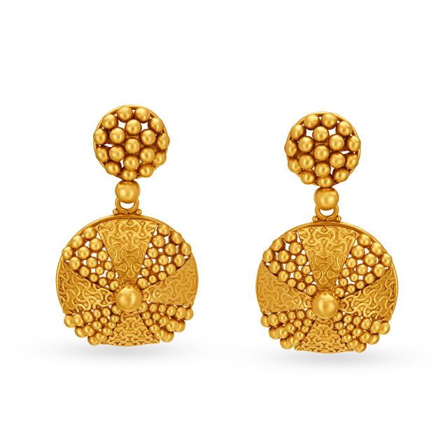 Buy Regal Gold Neckwear Set at Best Price | Tanishq UAE