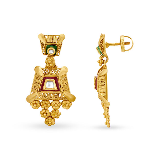Magnificent Gold Neckwear Set,,hi-res 4