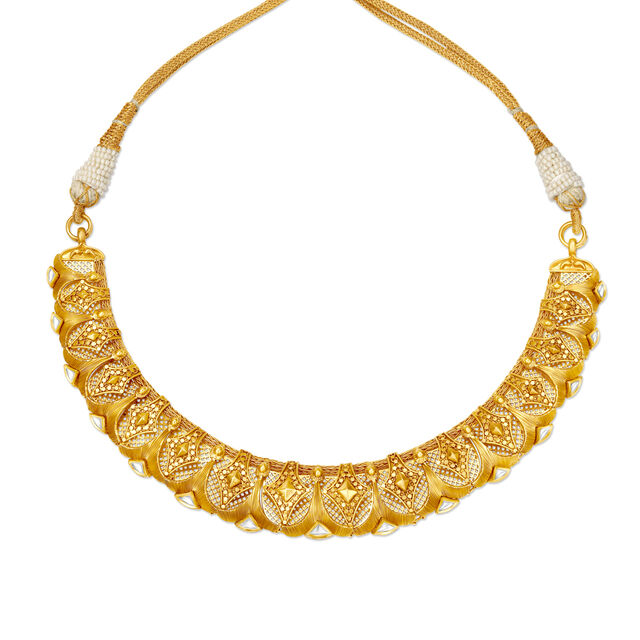 Artistic Gold Necklace Set,,hi-res 2