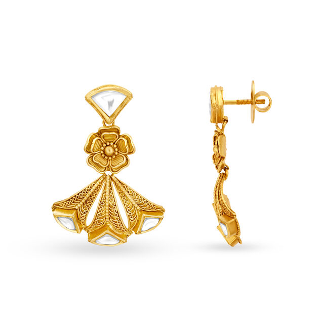 Opulent Gold Necklace Set,,hi-res 4