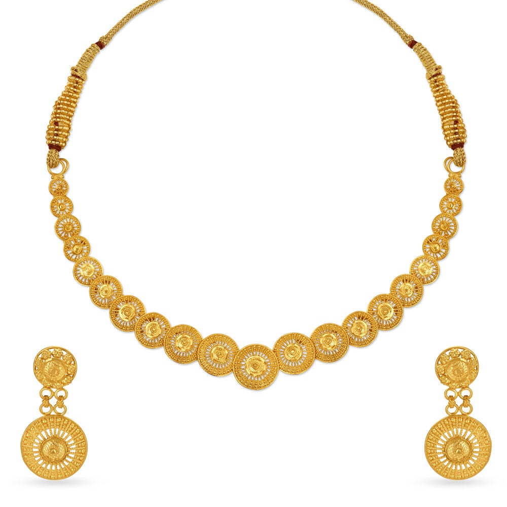 Round necklace store