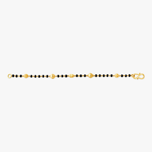 Traditional Gold Mangalsutra Bracelet,,hi-res 2