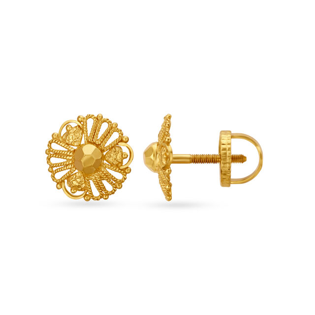 Dazzling Long Gold Jhumka Earrings,,hi-res 4