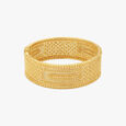 Spectacular 22 Karat Yellow Gold Floral Bead Bangle,,hi-res 