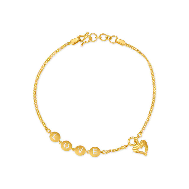 Chic LOVE Typography Bracelet,,hi-res 
