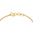 Lovely Yellow Gold Floral Charm Bracelet,,hi-res 2