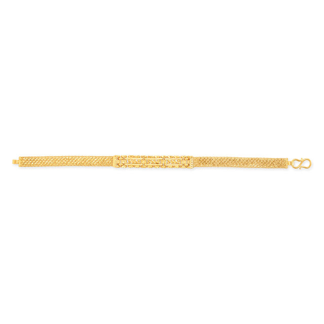 Faceted Gold Bracelet for Men,,hi-res 