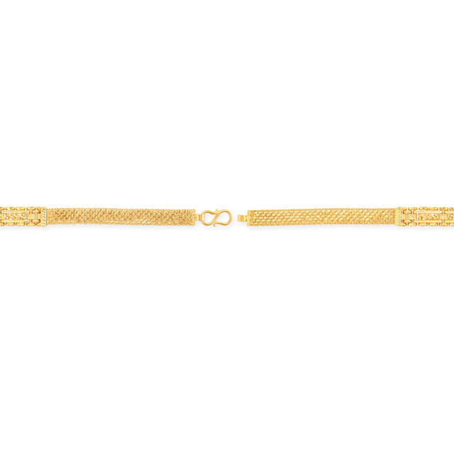 Faceted Gold Bracelet for Men,,hi-res 2