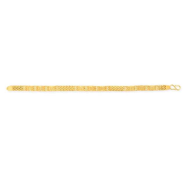 Flattering Gold Bracelet for Men,,hi-res 