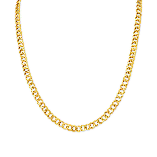 Minimalistic Simple Gold Chain,,hi-res