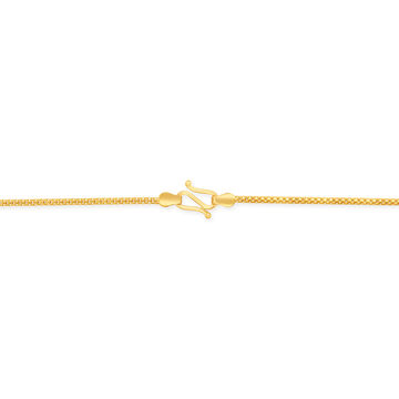 Flat Links Gold Chain For Men