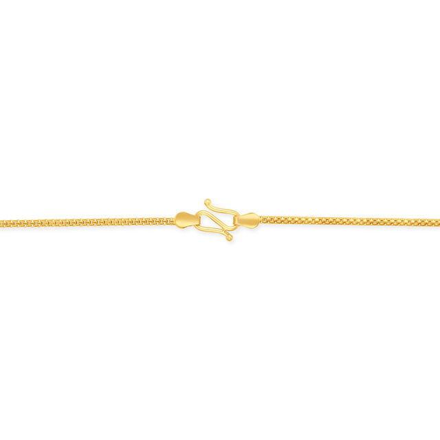 Flat Links Gold Chain For Men,,hi-res