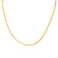 Grooved Large Links Gold Chain for Men,,hi-res 2