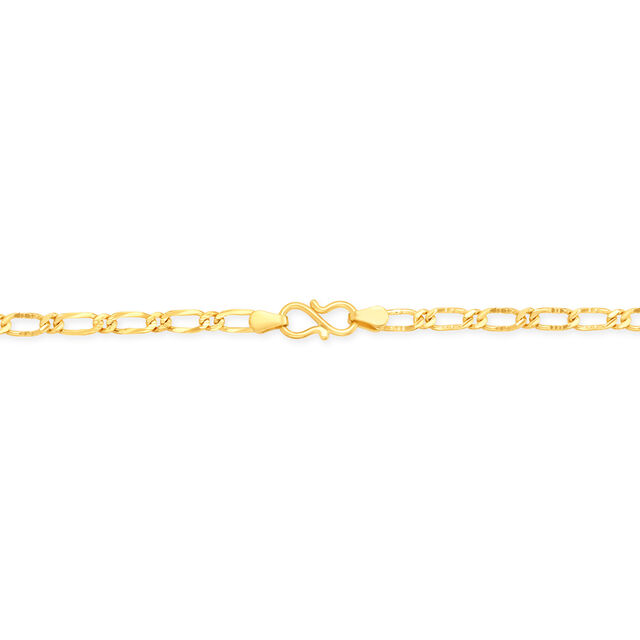 Textured Links Gold Chain for Men,,hi-res