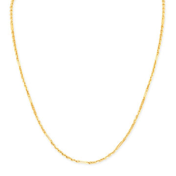Two Toned Link Gold Chain for Men
