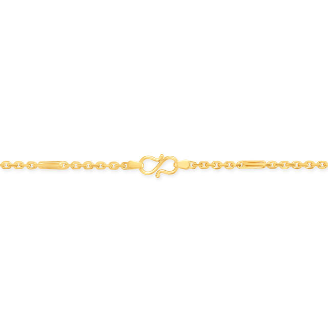 Two Toned Link Gold Chain for Men,,hi-res