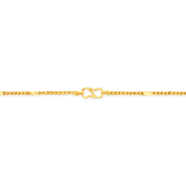 Sophisticated Carved Gold Chain for Men,,hi-res 2