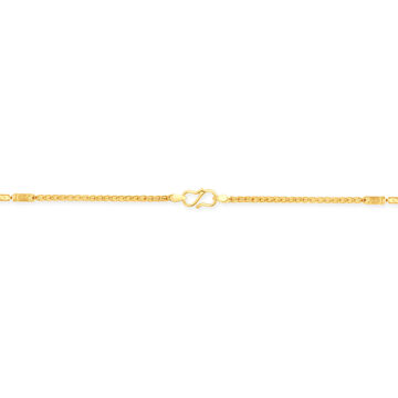 Exuberant Carved Gold Chain for Men