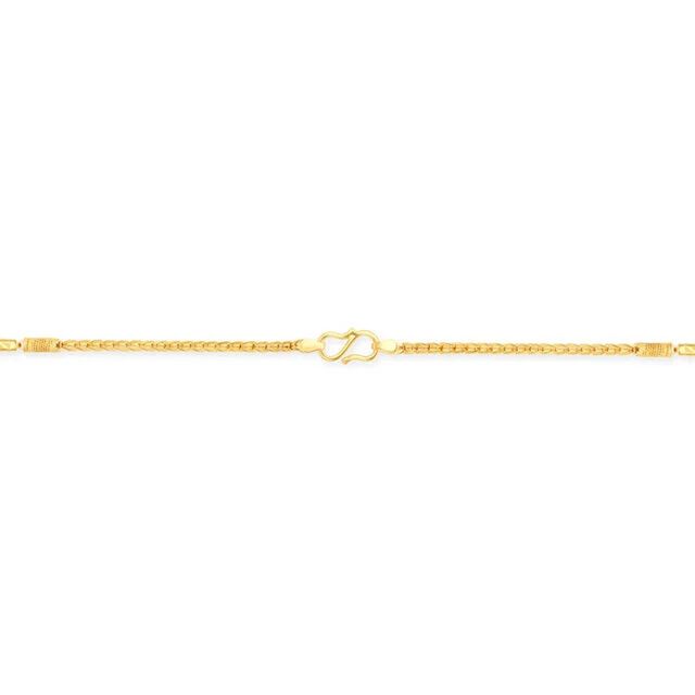 Exuberant Carved Gold Chain for Men,,hi-res