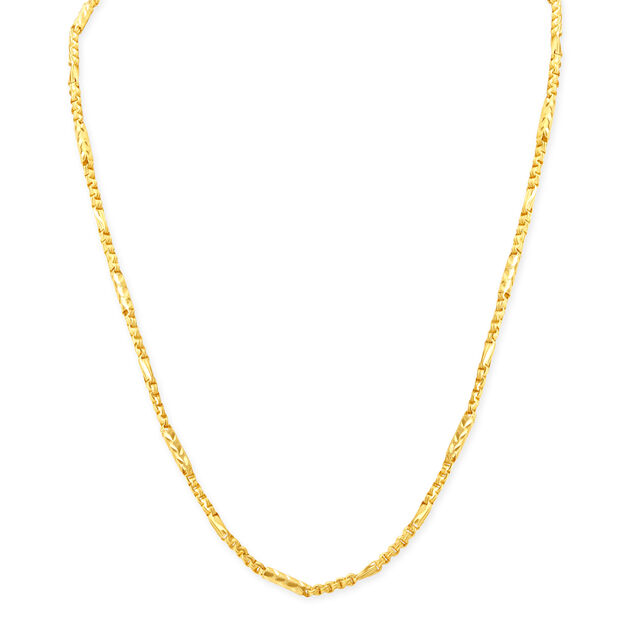 Artistical Links Gold Chain for Men,,hi-res 2