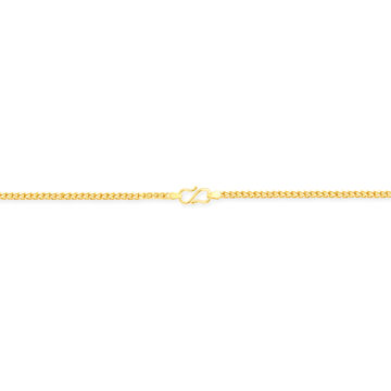 Ethnic Carved Gold Chain for Men