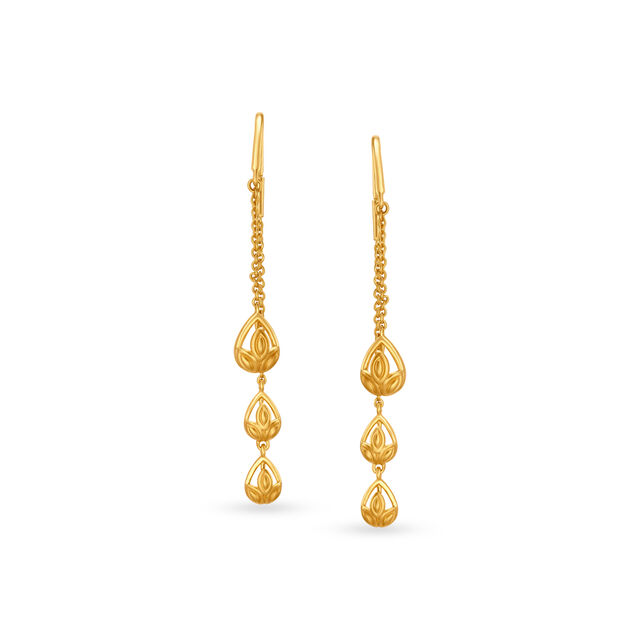 Gorgeous Leaf Drop Earrings
