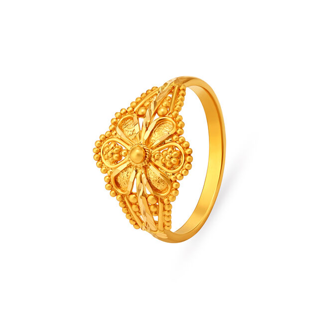 Stunning Floral Ring,,hi-res