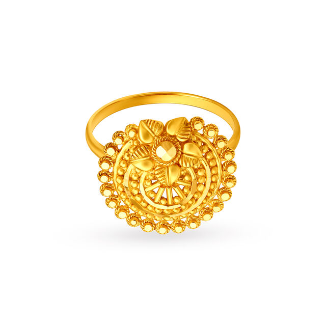 Tiered Gold Statement Ring,,hi-res