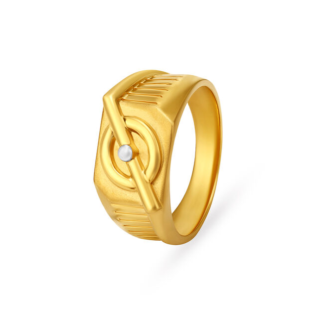 Classy Abstract Ring for Men,,hi-res