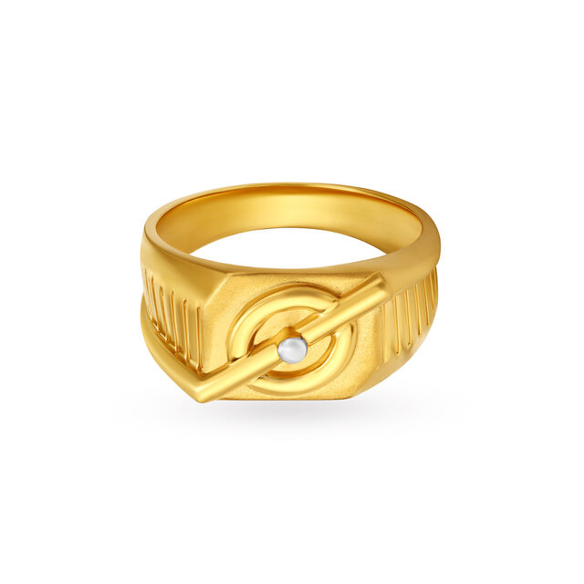 Classy Abstract Ring for Men,,hi-res