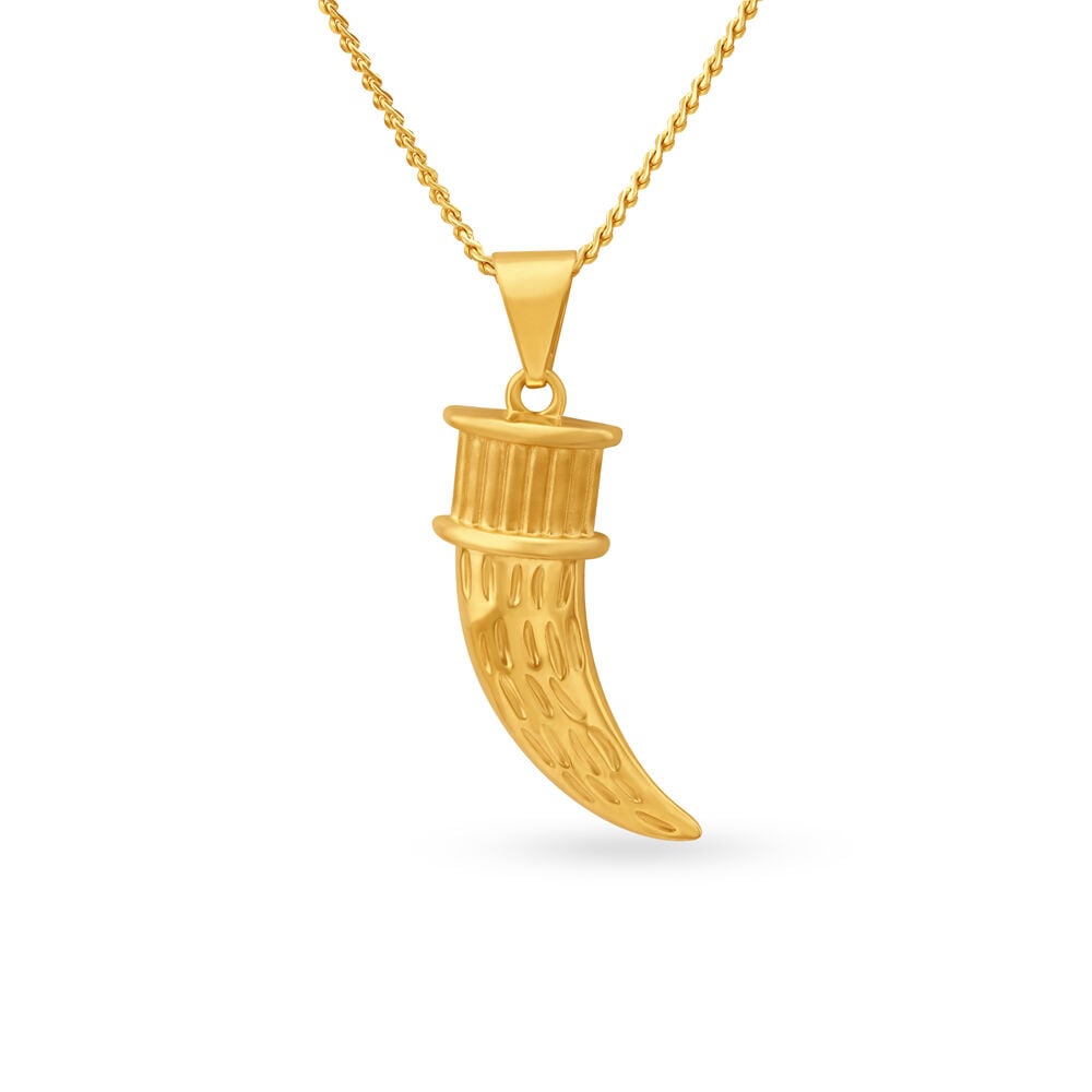 Gold pendant for mens tanishq hotsell