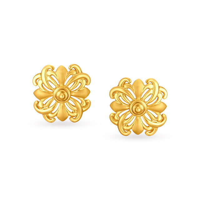 Captivating Floral Stud Earrings 