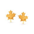 Contemporary Leafy Stud Earrings,,hi-res 