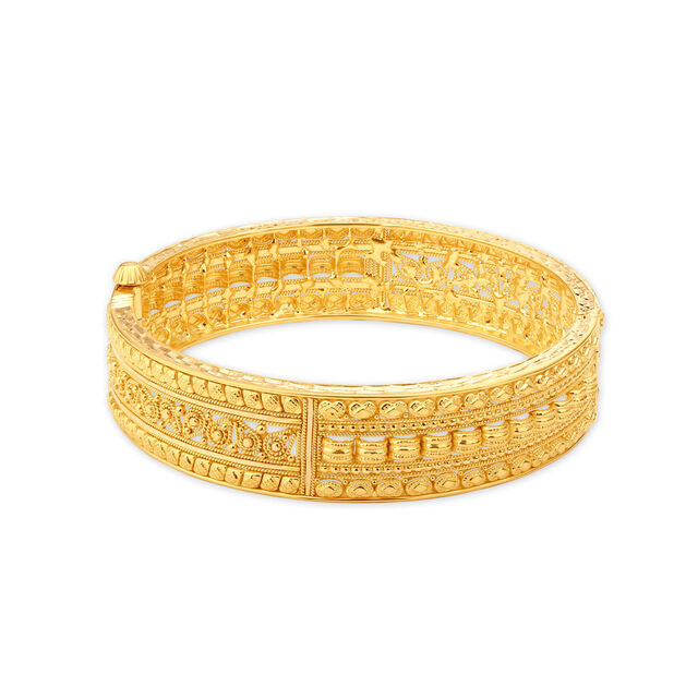 Surreal Gold Bangle,,hi-res 