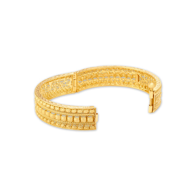 Surreal Gold Bangle,,hi-res 2