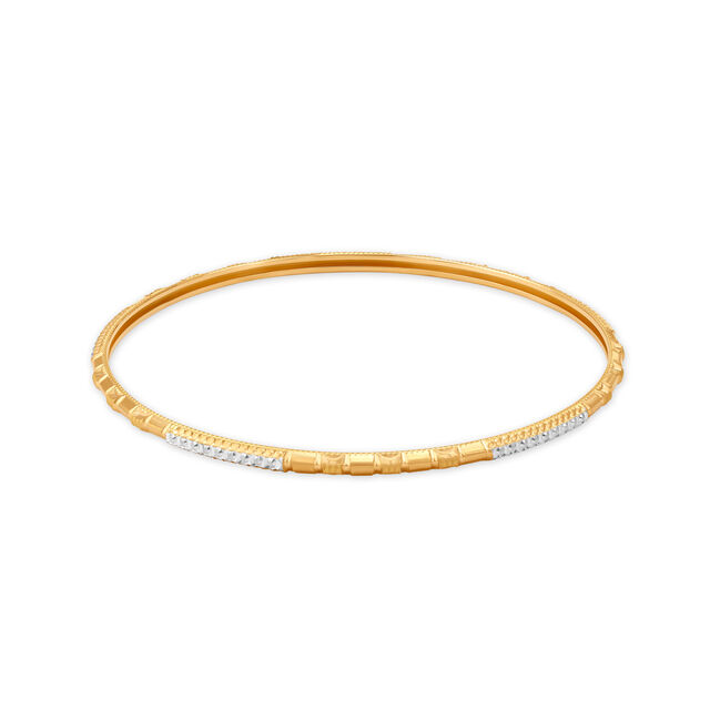 Sleek Textured Bangle,,hi-res 2