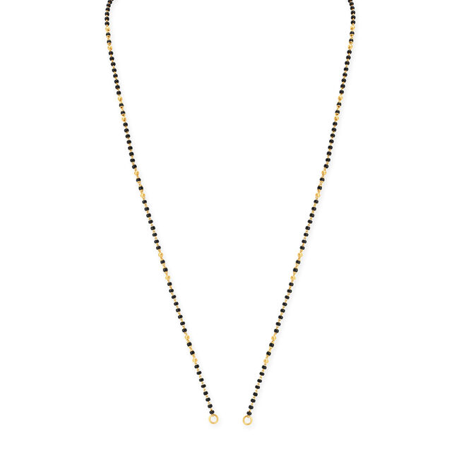 Gold and Black Bead Mangalsutra,,hi-res 2