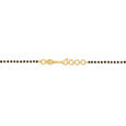 Gold and Black Bead Mangalsutra,,hi-res 3