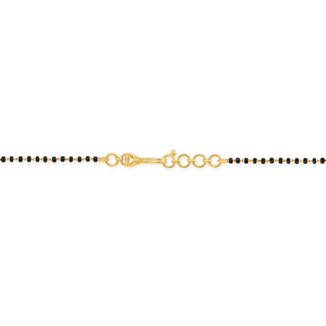 Gold and Black Bead Mangalsutra,,hi-res 3