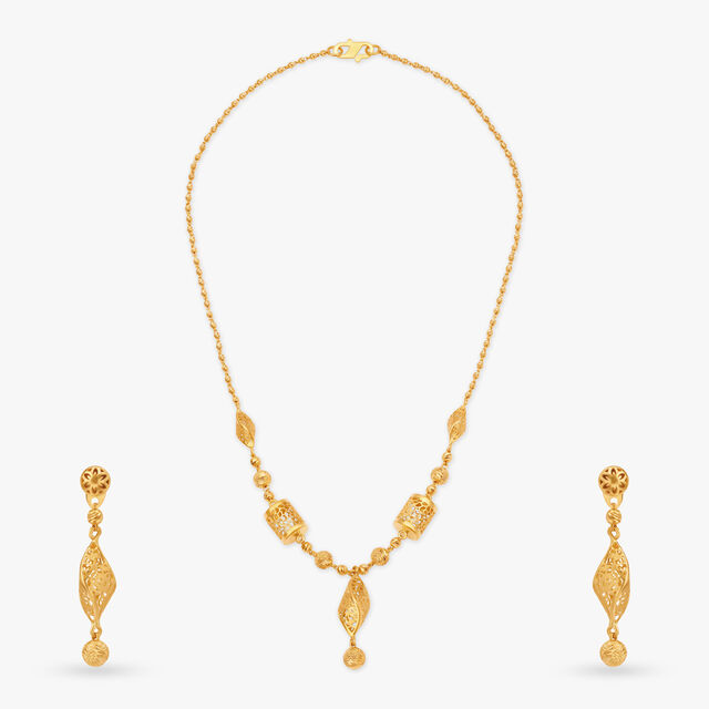 Ritzy Splendor Necklace Set 