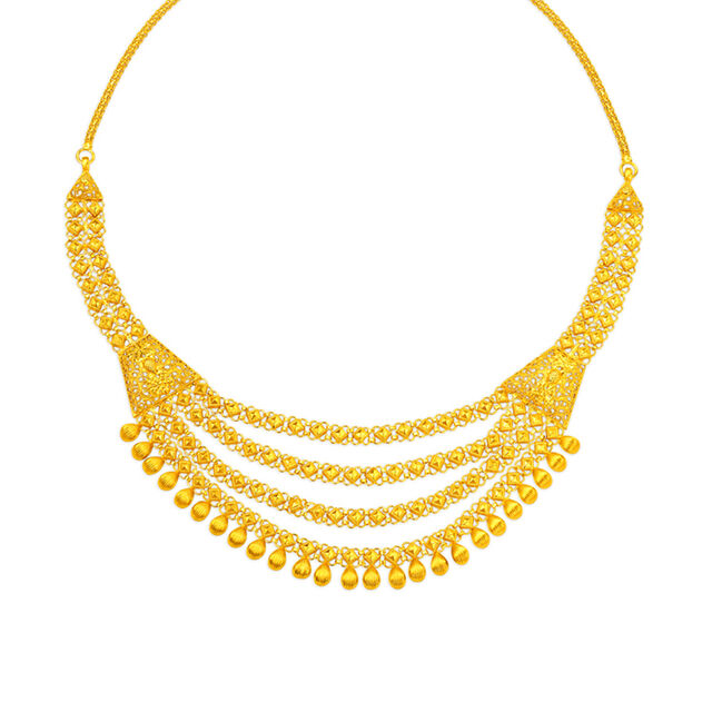 Glorious Gold Necklace Set,,hi-res 2