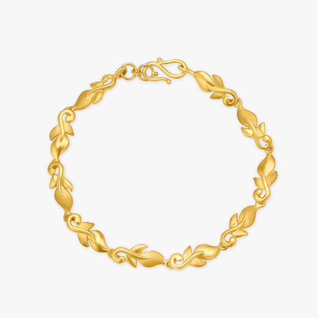 Dainty Gold Vine Bracelet,,hi-res