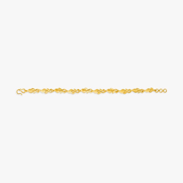 Dainty Gold Vine Bracelet,,hi-res