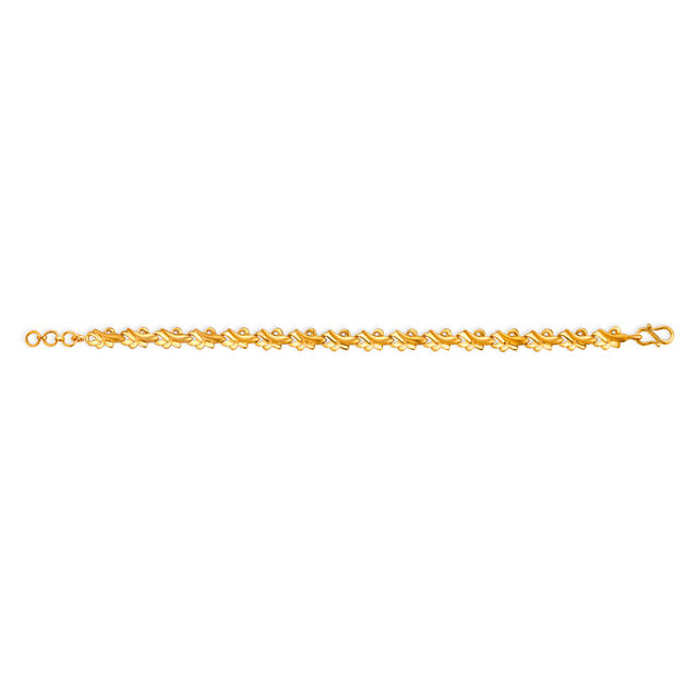 Lush Leafy Gold Bracelet,,hi-res 