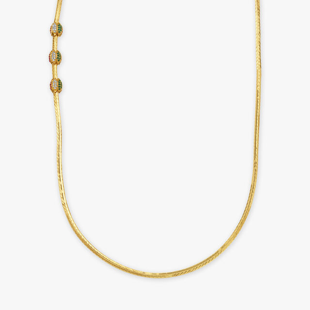 Stylish Gold Mugappu Chain