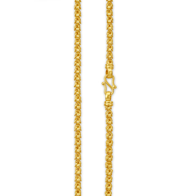 Glamorous Yellow Gold Filigree Chain,,hi-res 