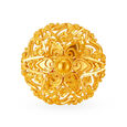 Hypnotic Gold Finger Ring 2